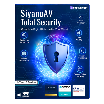 SiyanoAV Total Security 3 Device, 3 Year | Email Delivery in 30 Min [ NO CD ]
